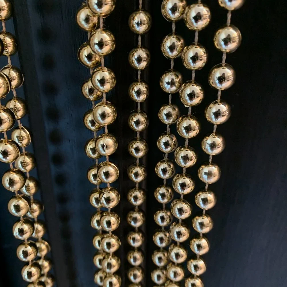 Lot of 5 Bead Garlands - Gold